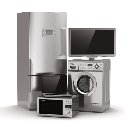 Appliances Washer Refrigerator Microwave 550